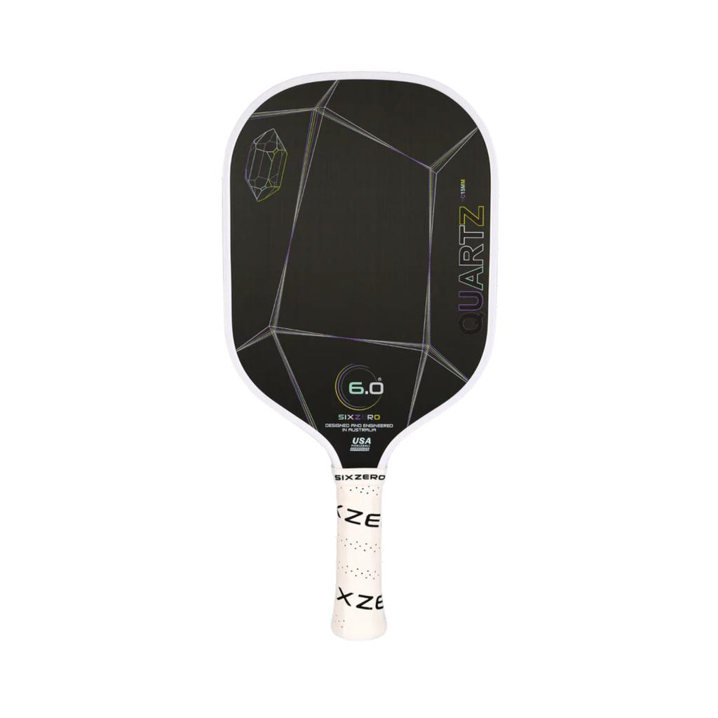 VỢT PICKLEBALL SIX ZERO QUARTZ - CRYSTAL TRẮNG