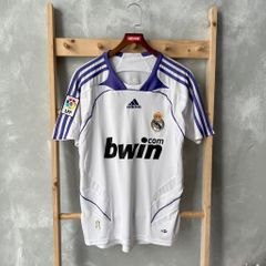 ÁO ĐẤU REAL MADRID SÂN NHÀ MÙA GIẢI 2007/08 - REAL MADRID HOME KIT 2007/08