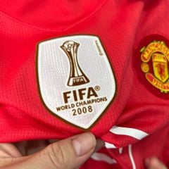 ÁO ĐẤU MANCHESTER UNITED SÂN NHÀ ĐỎ 2008 AIG TAY DÀI THAILAND