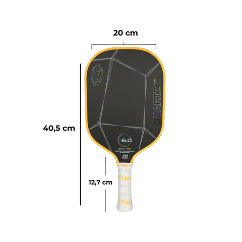 VỢT PICKLEBALL SIX ZERO QUARTZ - CITRINE VÀNG