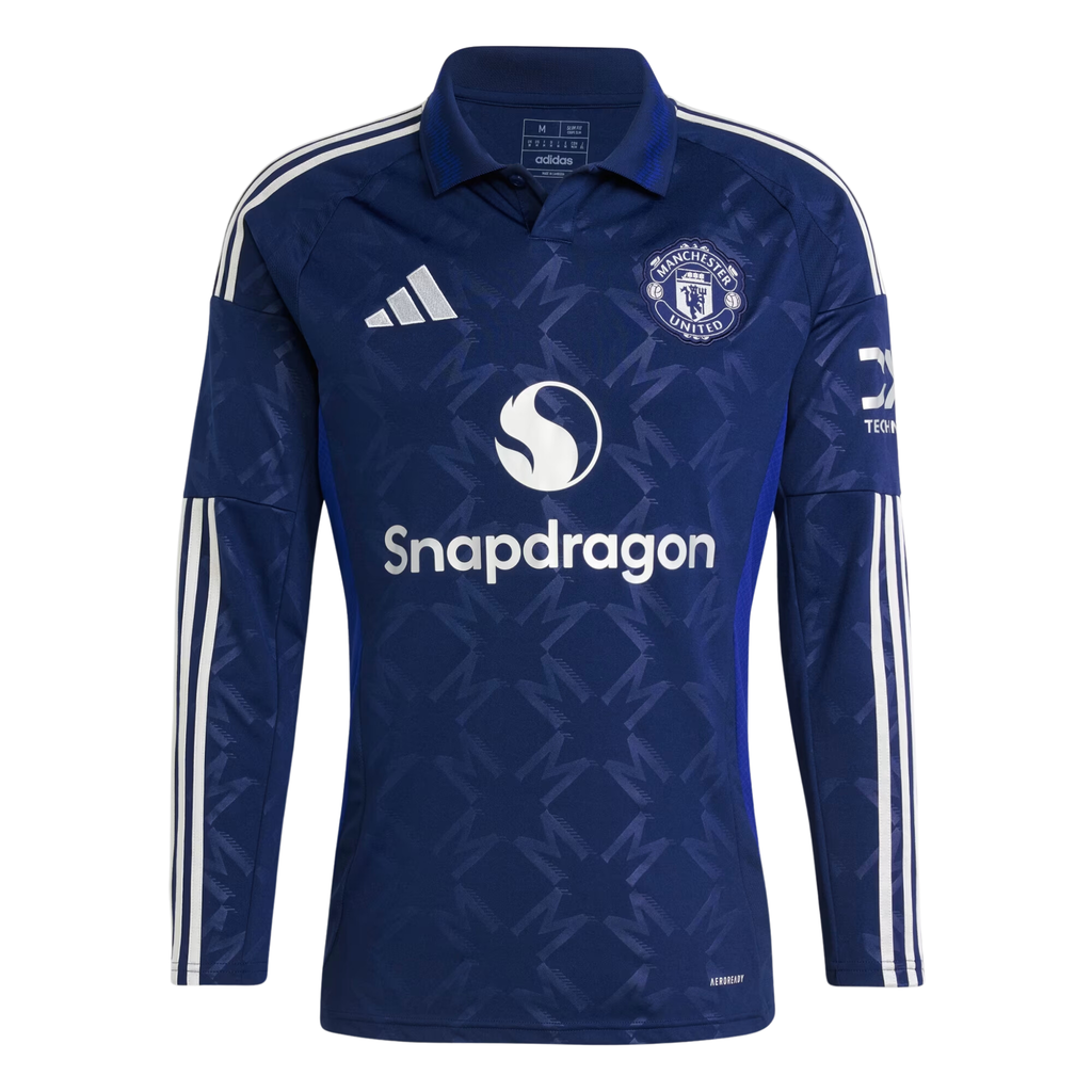 ÁO BÓNG ĐÁ MANCHESTER UNITED 2024/25 CHÍNH HÃNG SÂN KHÁCH TAY DÀI BẢN FAN - IT1984