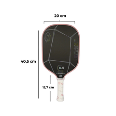 VỢT PICKLEBALL SIX ZERO QUARTZ - ROSE HỒNG
