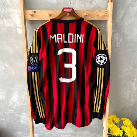 ÁO ĐẤU AC MILAN 2013/14 RETRO HÀNG THÁI SÂN NHÀ ĐỎ TAY DÀI