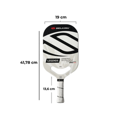 VỢT PICKLEBALL SELKIRK VANGUARD POWER AIR - INVIKTA - LEGENDS TRẮNG ĐEN