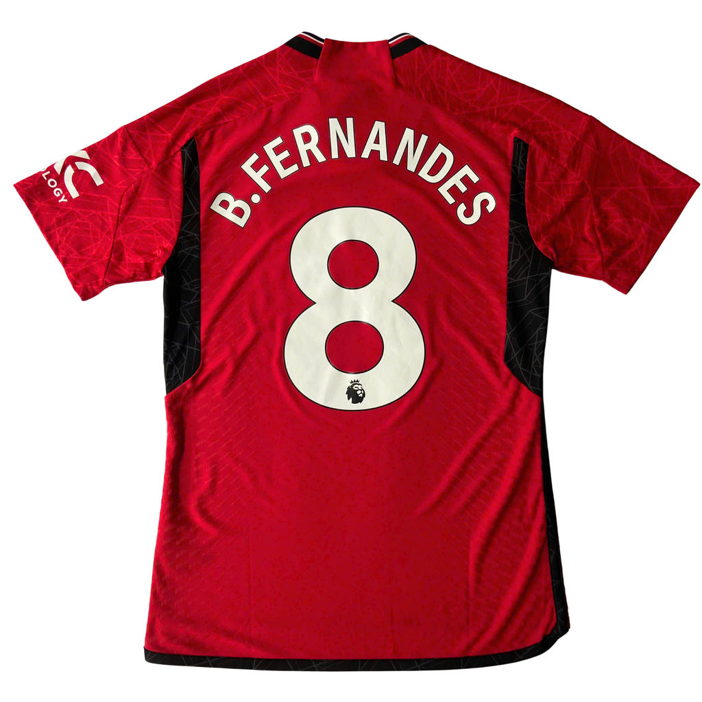 ÁO BÓNG ĐÁ MU 2023/24 CHÍNH HÃNG SÂN NHÀ PLAYER B.FERNANDES #8 - IN3520 - SIZE M (ASIAN)