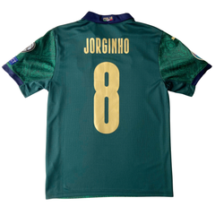 ÁO BÓNG ĐÁ ITALY 2020 RENAISSANCE CHÍNH HÃNG SÂN KHÁCH JORGINHO #8 FULL PATCH EURO - 756465 03