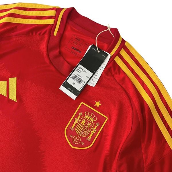 ÁO BÓNG ĐÁ TÂY BAN NHA 2024 CHÍNH HÃNG SÂN NHÀ BẢN FAN - IP9331