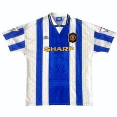 ÁO BÓNG ĐÁ MANCHESTER UNITED RETRO 1994/96 CHÍNH HÃNG SÂN KHÁCH CANTONA #7 - SIZE XL (US)