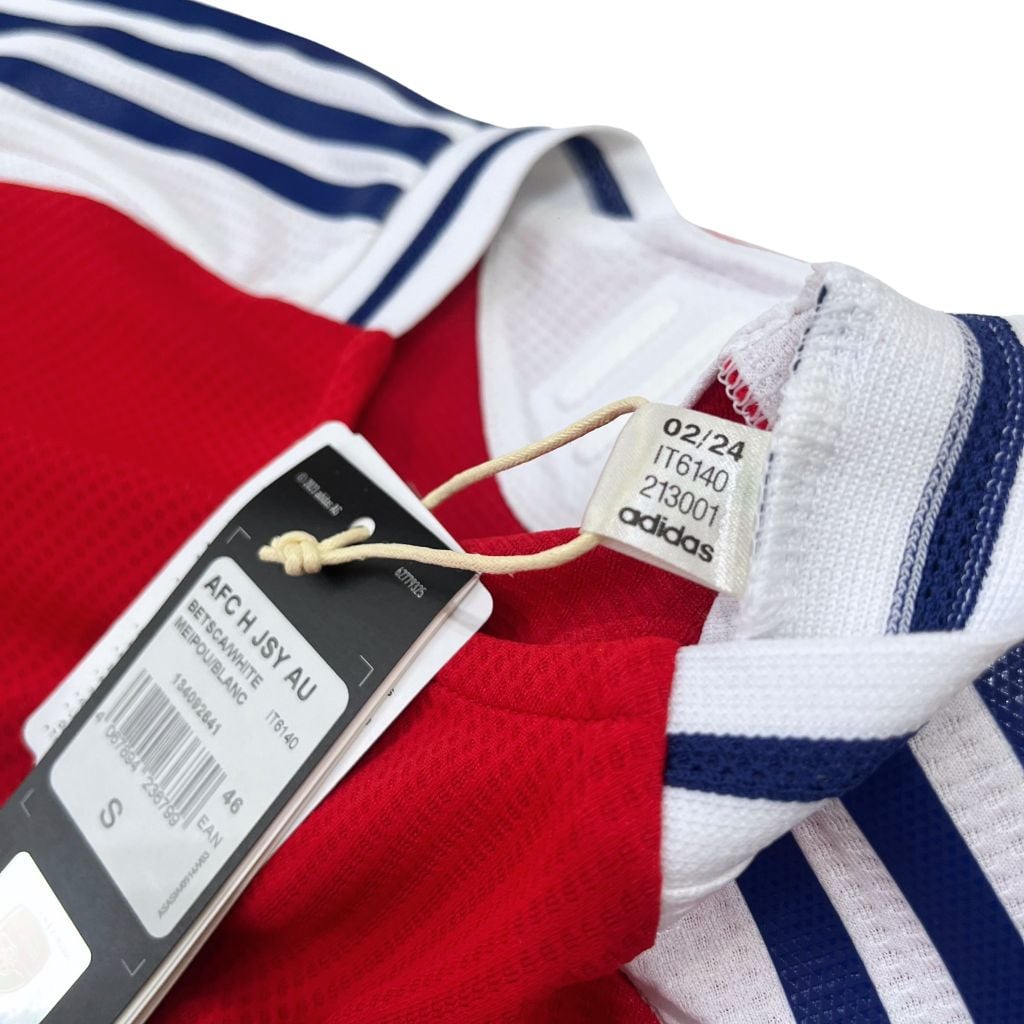 ÁO BÓNG ĐÁ ARSENAL 2024/25 CHÍNH HÃNG SÂN NHÀ BẢN PLAYER  - IT6140