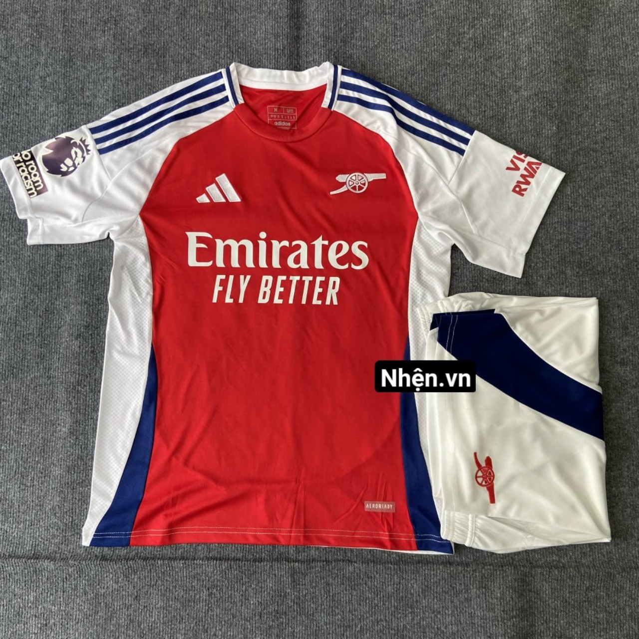 ÁO ĐẤU ARSENAL 2024/25 HÀNG THÁI SÂN NHÀ ĐỎ FAN