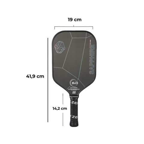 VỢT PICKLEBALL SIX ZERO SAPPHIRE 2024 - NEON