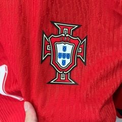 ÁO ĐẤU ĐỘI TUYỂN BỒ ĐÀO NHA SÂN NHÀ 2024/25 BẢN PLAYER - PORTUGAL HOME KIT 2024