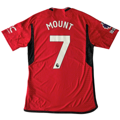 ÁO BÓNG ĐÁ MU 2023/24 CHÍNH HÃNG SÂN NHÀ PLAYER IN MOUNT #7 VÀ LOGO NHA - IN3520 (KHÔNG TAG)