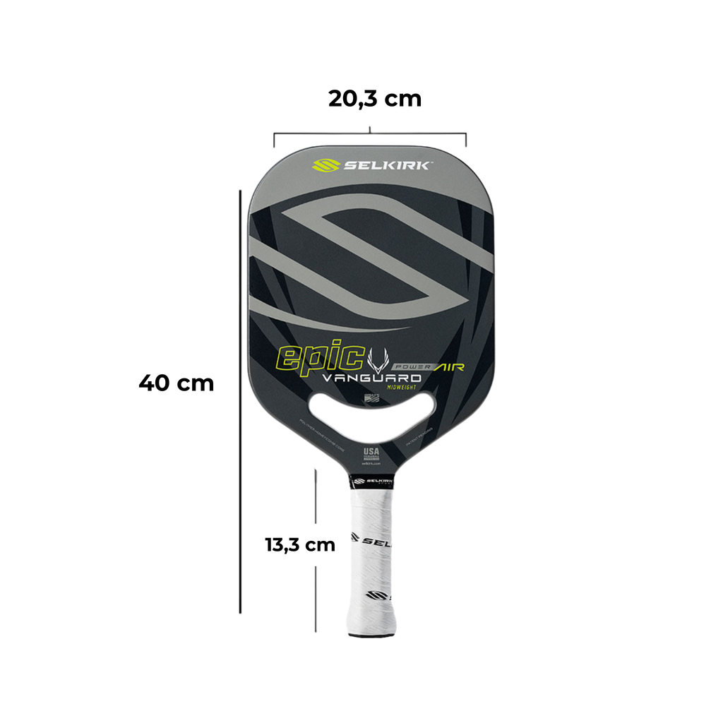 VỢT PICKLEBALL SELKIRK VANGUARD POWER AIR - EPIC - SHADOW GREY