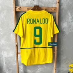 ÁO ĐẤU BRAZIL SÂN NHÀ RETRO 2002 - BRAZIL RETRO HOME KIT 2002