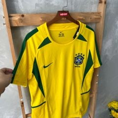 ÁO ĐẤU BRAZIL SÂN NHÀ RETRO 2002 - BRAZIL RETRO HOME KIT 2002