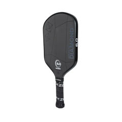 VỢT PICKLEBALL SIX ZERO DOUBLE BLACK DIAMOND CONTROL - BLACK WITH WHITE 6.0 LOGO