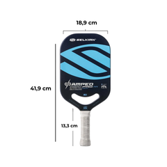 VỢT PICKLEBALL SELKIRK AMPED PRO AIR - INVIKTA - PPA ĐEN XANH