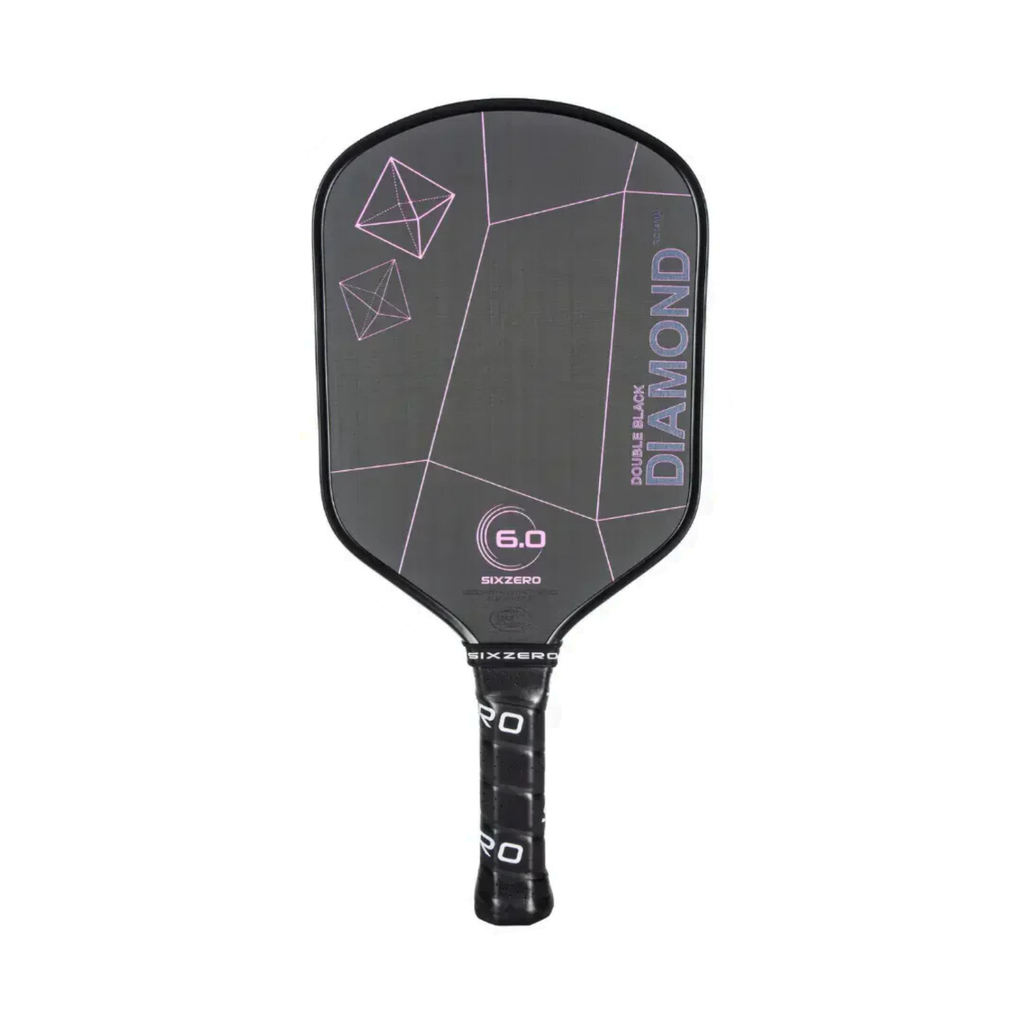 VỢT PICKLEBALL SIX ZERO DOUBLE BLACK DIAMOND CONTROL - CHERRY BLOSSOM PINK (VIỀN ĐEN)