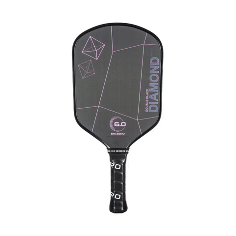 VỢT PICKLEBALL SIX ZERO DOUBLE BLACK DIAMOND CONTROL - CHERRY BLOSSOM PINK (VIỀN ĐEN)