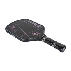 VỢT PICKLEBALL SIX ZERO DOUBLE BLACK DIAMOND CONTROL - CHERRY BLOSSOM PINK (VIỀN ĐEN)