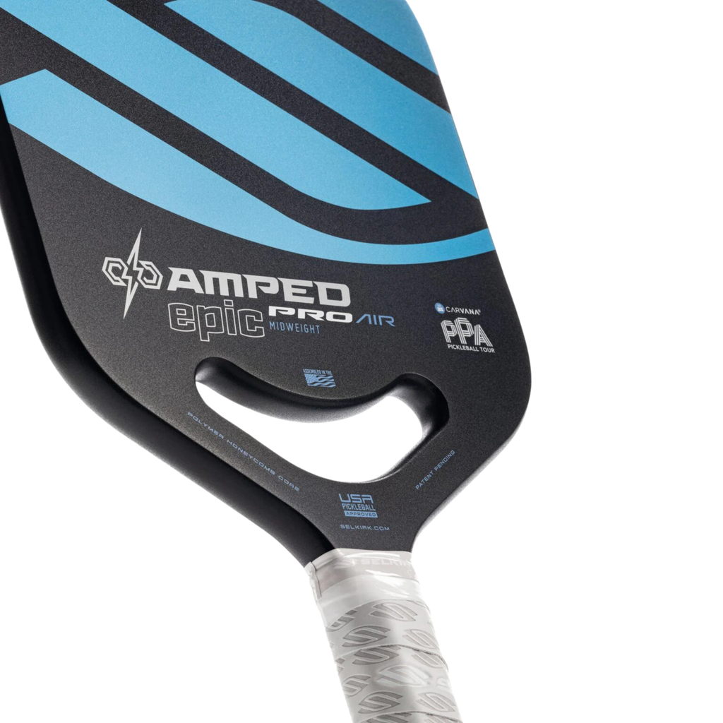 VỢT PICKLEBALL SELKIRK AMPED PRO AIR - EPIC - PPA ĐEN XANH