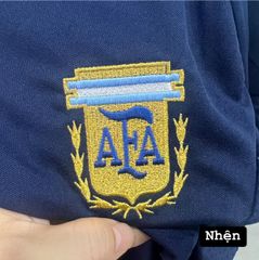 ÁO ĐẤU ARGENTINA 2002 RETRO HÀNG THÁI SÂN KHÁCH XANH ĐEN