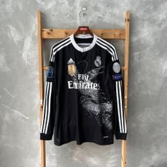 ÁO ĐẤU REAL MADRID THỨ 3 MÙA GIẢI 2014/15 BẢN TAY DÀI - REAL MADRID THIRD KIT 2014/15