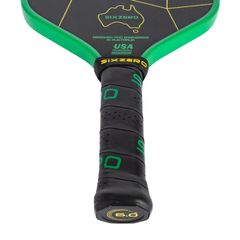 VỢT PICKLEBALL SIX ZERO DOUBLE BLACK DIAMOND CONTROL - GREEN AND GOLD AUSTRALIA