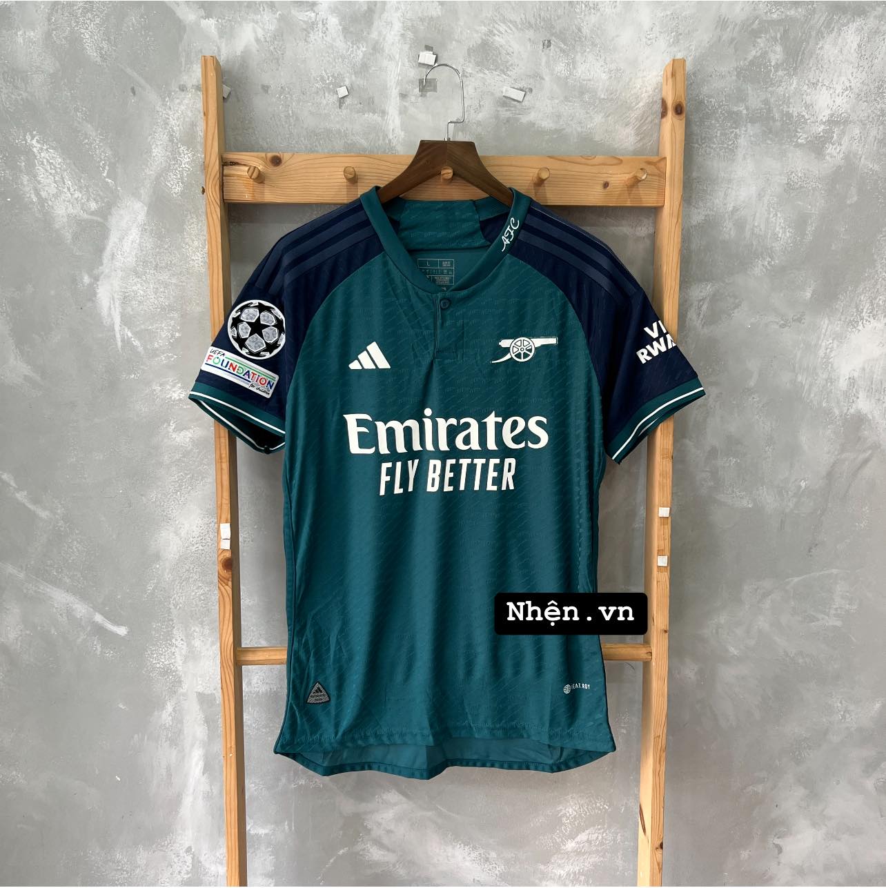 Áo Đấu Arsenal Sân Khách Bản Player - Logo Ép Mùa Giải 2023/2024 – Nhện Shop