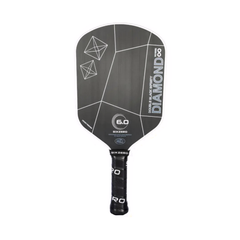 VỢT PICKLEBALL INFINITY EDGELESS SIX ZERO DOUBLE BLACK DIAMOND CONTROL - BLACK WITH WHITE 6.0