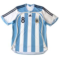 ÁO ĐẤU ARGENTINA RETRO 2006/07 CHÍNH HÃNG SÂN NHÀ RIQUELME #8 - 739802