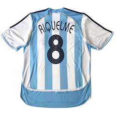 ÁO ĐẤU ARGENTINA RETRO 2006/07 CHÍNH HÃNG SÂN NHÀ RIQUELME #8 - 739802