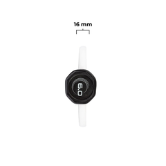 VỢT PICKLEBALL INFINITY EDGELESS SIX ZERO DOUBLE BLACK DIAMOND CONTROL - BLACK WITH WHITE 6.0