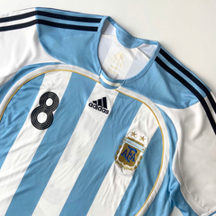 ÁO ĐẤU ARGENTINA RETRO 2006/07 CHÍNH HÃNG SÂN NHÀ RIQUELME #8 - 739802