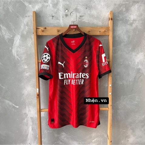ÁO ĐẤU AC MILAN 2023/24 HÀNG THÁI SÂN NHÀ ĐỎ PLAYER