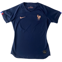 ÁO BÓNG ĐÁ NỮ ĐỘI TUYỂN PHÁP 2019 CHÍNH HÃNG SÂN NHÀ FAN - SIZE S (US)