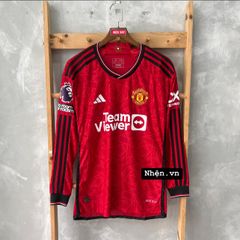 ÁO ĐẤU MANCHESTER UNITED 2023/24 HÀNG THÁI SÂN NHÀ ĐỎ PLAYER TAY DÀI