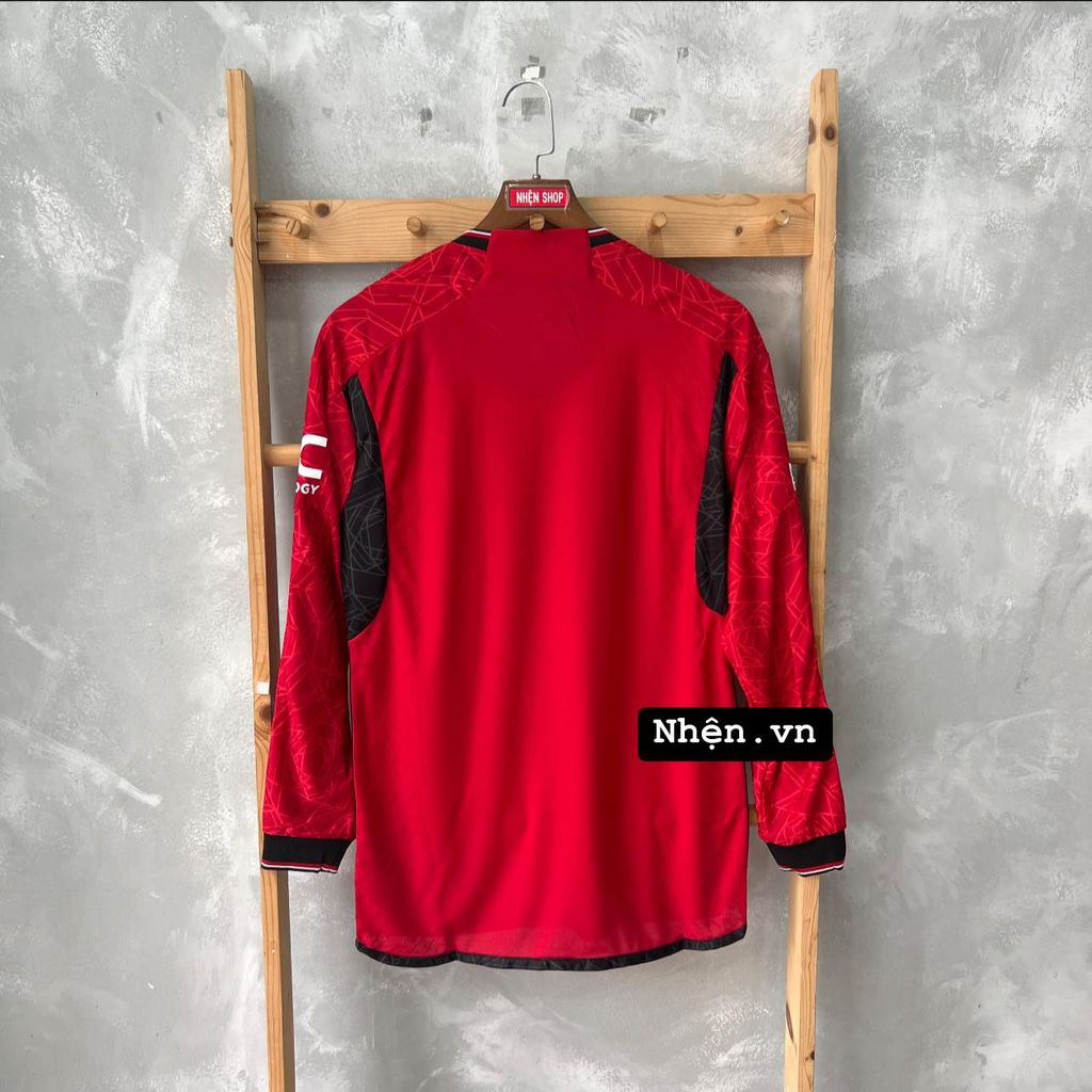 ÁO ĐẤU MANCHESTER UNITED 2023/24 HÀNG THÁI SÂN NHÀ ĐỎ PLAYER TAY DÀI