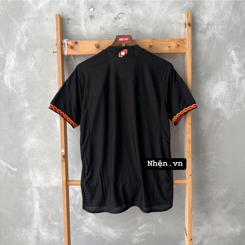 ÁO ĐẤU AS ROMA 2023/24 HÀNG THÁI SÂN KHÁCH ĐEN PLAYER