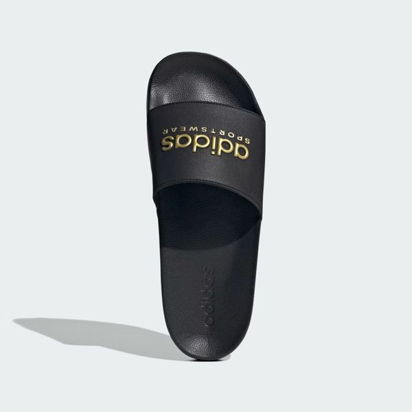 DÉP ADILETTE ĐEN CHỮ VÀNG GOLD II0018