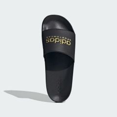 DÉP ADILETTE ĐEN CHỮ VÀNG GOLD II0018