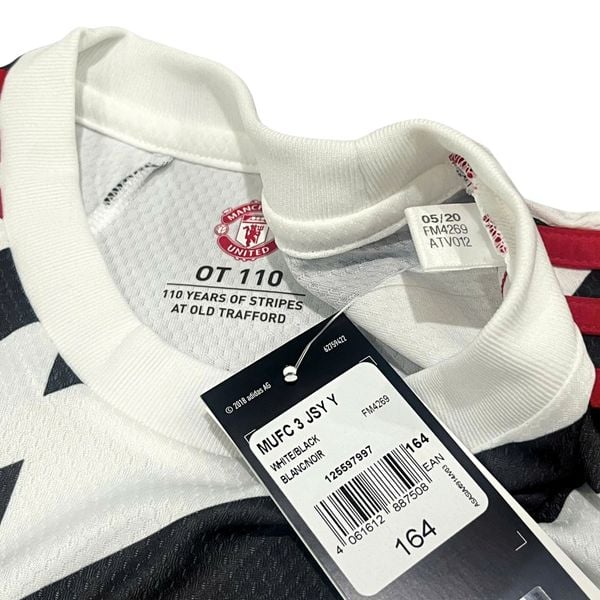ÁO ĐẤU THỨ BA MANCHESTER UNITED 2020/21 CHÍNH HÃNG - SIZE 164 ( TRẺ EM ) - FM4269