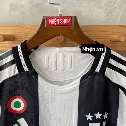 ÁO ĐẤU JUVENTUS 2024/25 HÀNG THÁI SÂN NHÀ ĐEN TRẮNG PLAYER
