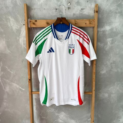 ÁO ĐẤU TUYỂN ITALY 2024/25 HÀNG THÁI SÂN KHÁCH TRẮNG PLAYER