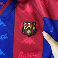 ÁO ĐẤU BARCELONA 1995/97 RETRO HÀNG THÁI SÂN NHÀ ĐỎ PHỐI XANH