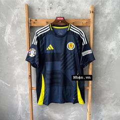ÁO ĐẤU TUYỂN SCOTLAND 2024/25 HÀNG THÁI SÂN NHÀ XANH ĐEN FAN