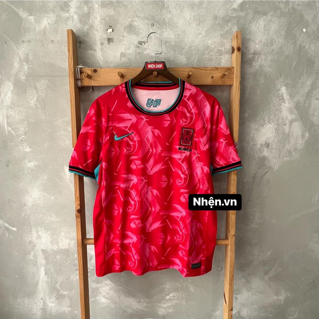 ÁO ĐẤU HÀN QUỐC 2024/25 HÀNG THÁI SÂN NHÀ HỒNG FAN