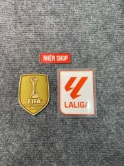 [AUTHENTIC - CHÍNH HÃNG] SET PATCH LALIGA + FIFA 2022 MÙA GIẢI 2023/24 - REAL MADRID