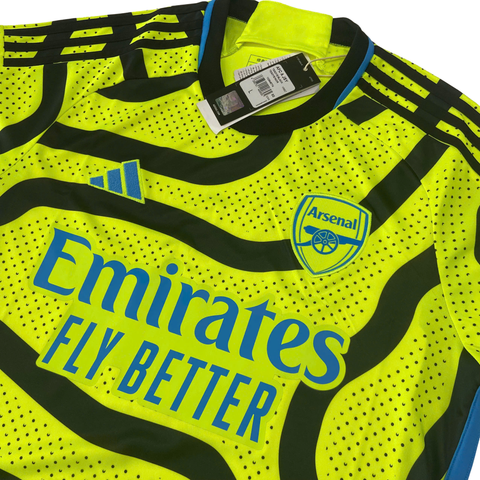 ÁO ĐẤU ARSENAL 2023/24 CHÍNH HÃNG SÂN KHÁCH BẢN FAN - HR6927 - SIZE L ( ASIAN )